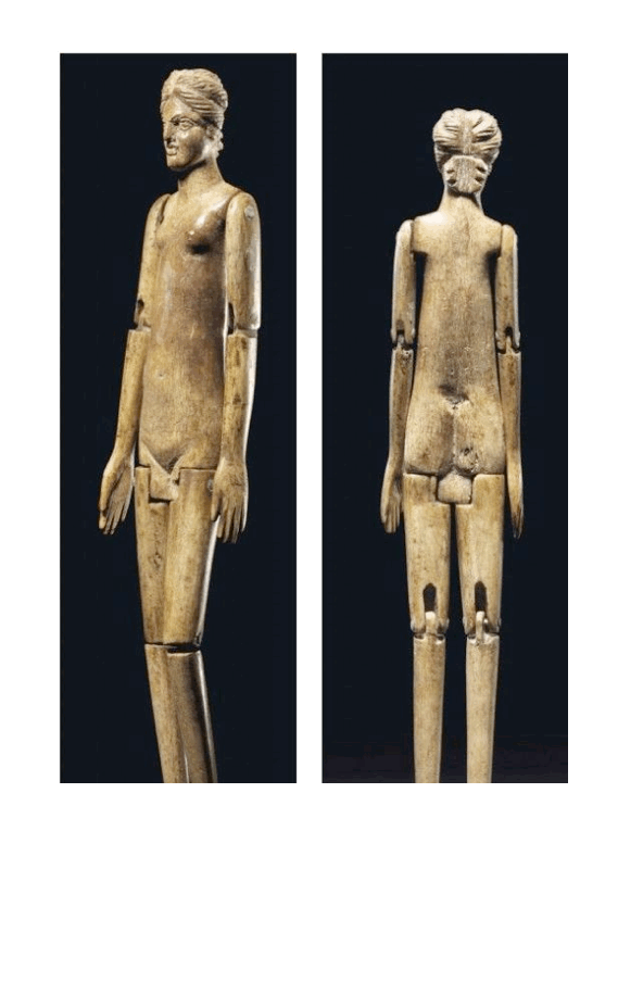 rticulated doll bone Rome late 2nd century